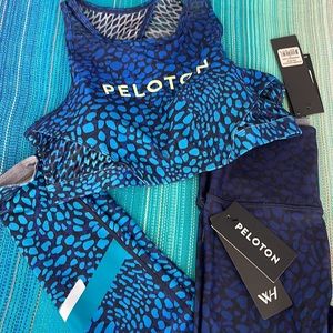 Peloton Wild Kite Sports high neck Bra and high waist leggings